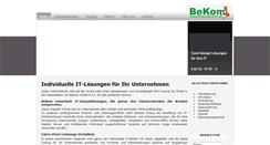 Desktop Screenshot of bekom.net